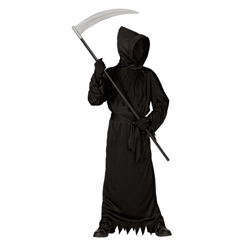 Kostüm "Reaper" Sensenmann mit Maske unsichtbares Gesicht