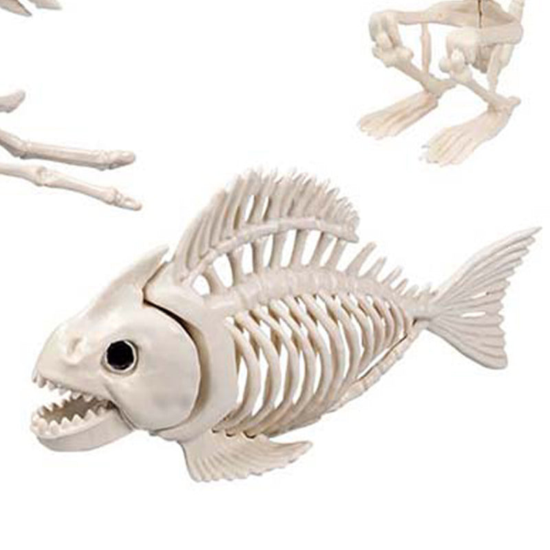 Skelett Tiere 5-fach sortiert | Beige - Halloween