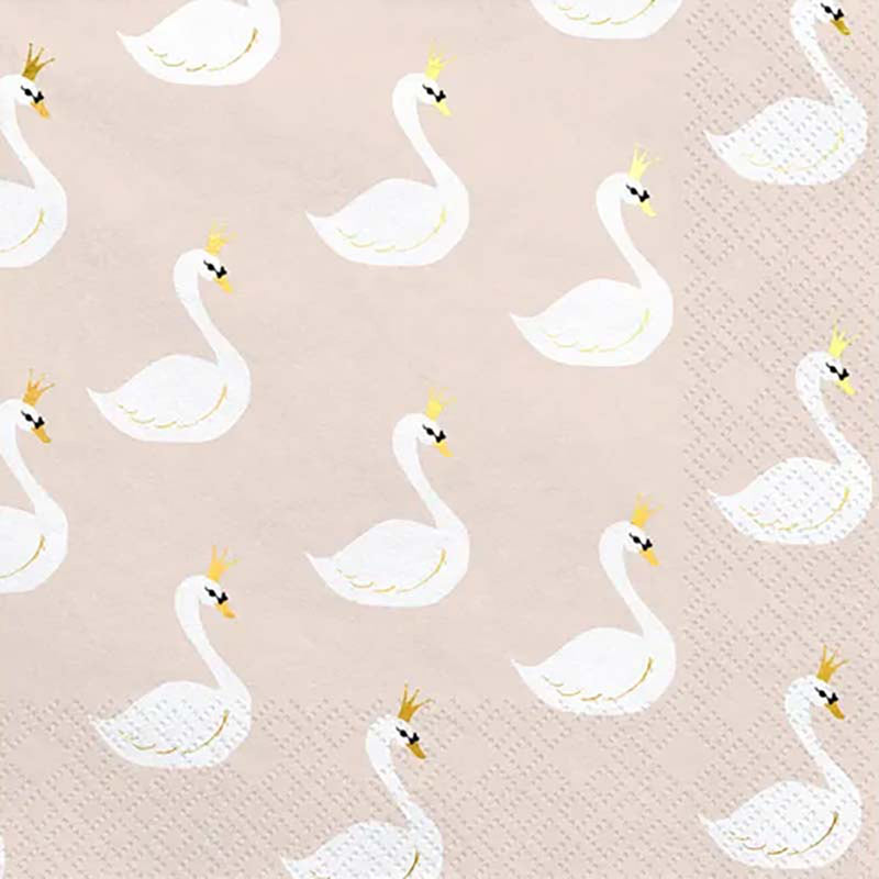 Servietten "Lovely Schwan" 20Stk/33x33cm