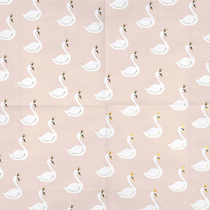 Servietten "Lovely Schwan" 20Stk/33x33cm