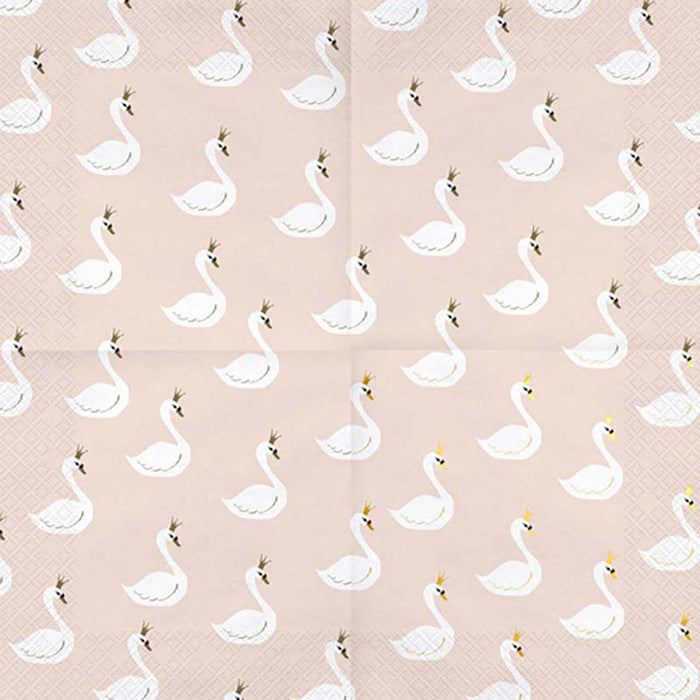 Servietten Schwan Lovely 20Stk/33x33cm