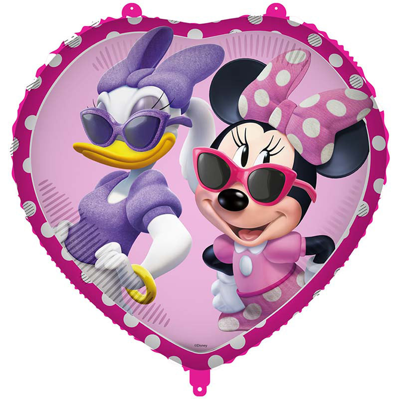18"/Ø45cm Herz Folienballon "Minnie Junior"