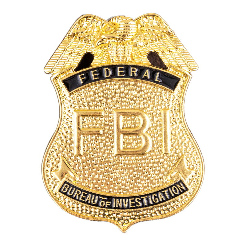 FBI Badge - Police Abzeichen | Gold