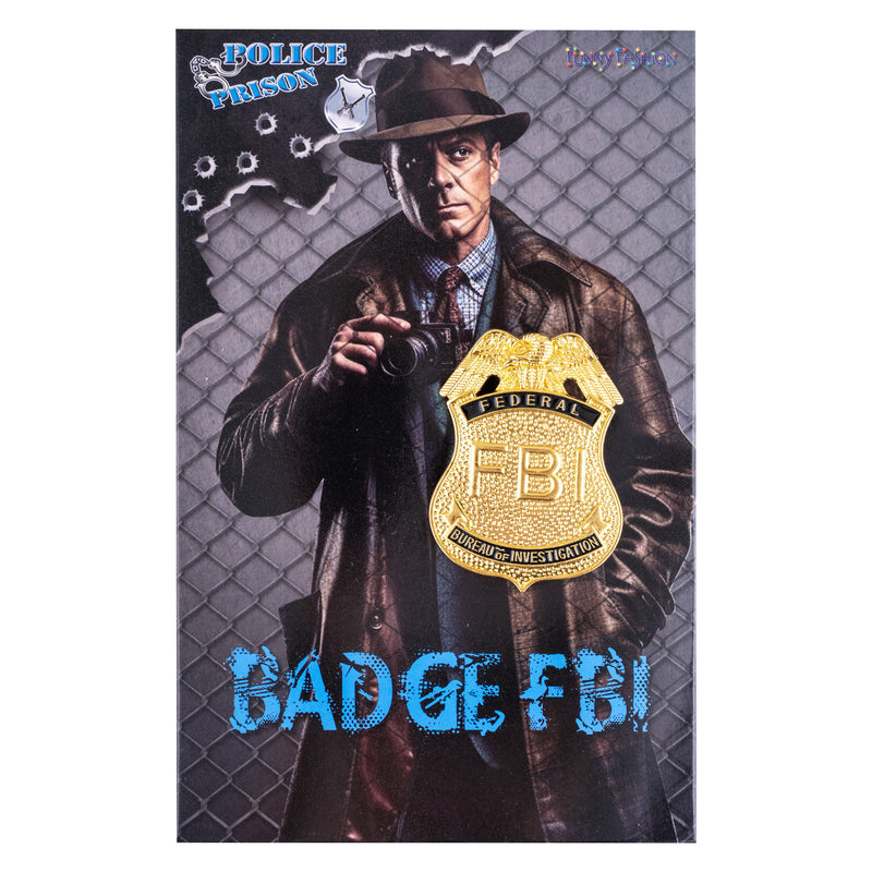 FBI Badge - Police Abzeichen | Gold