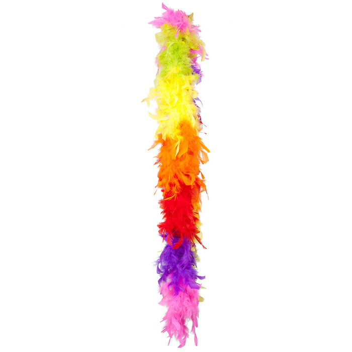 Federboa Multicolor 180 cm - 50g | Regenbogen