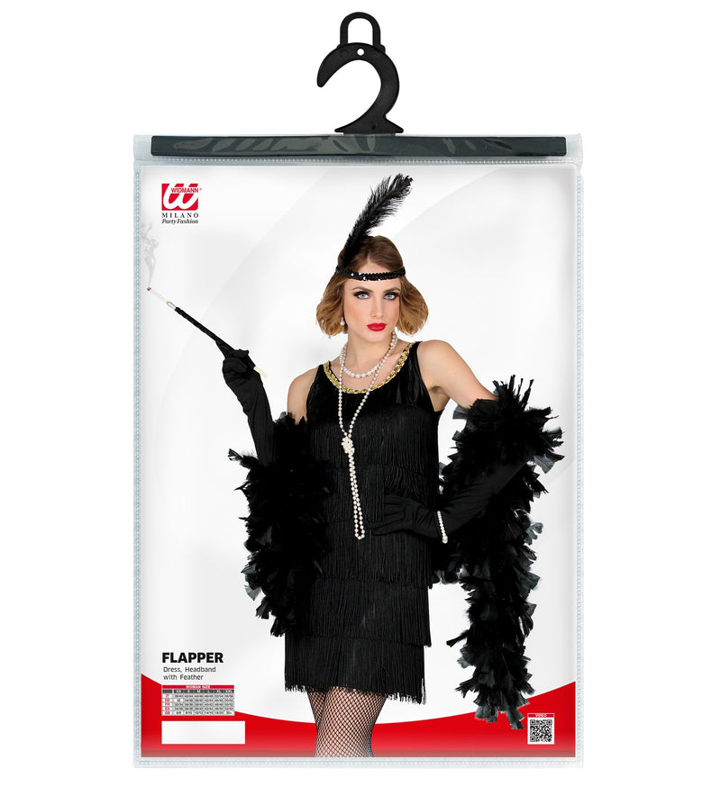 Charleston "Margaret" Kostüm für Damen | Schwarz - 20er Jahre