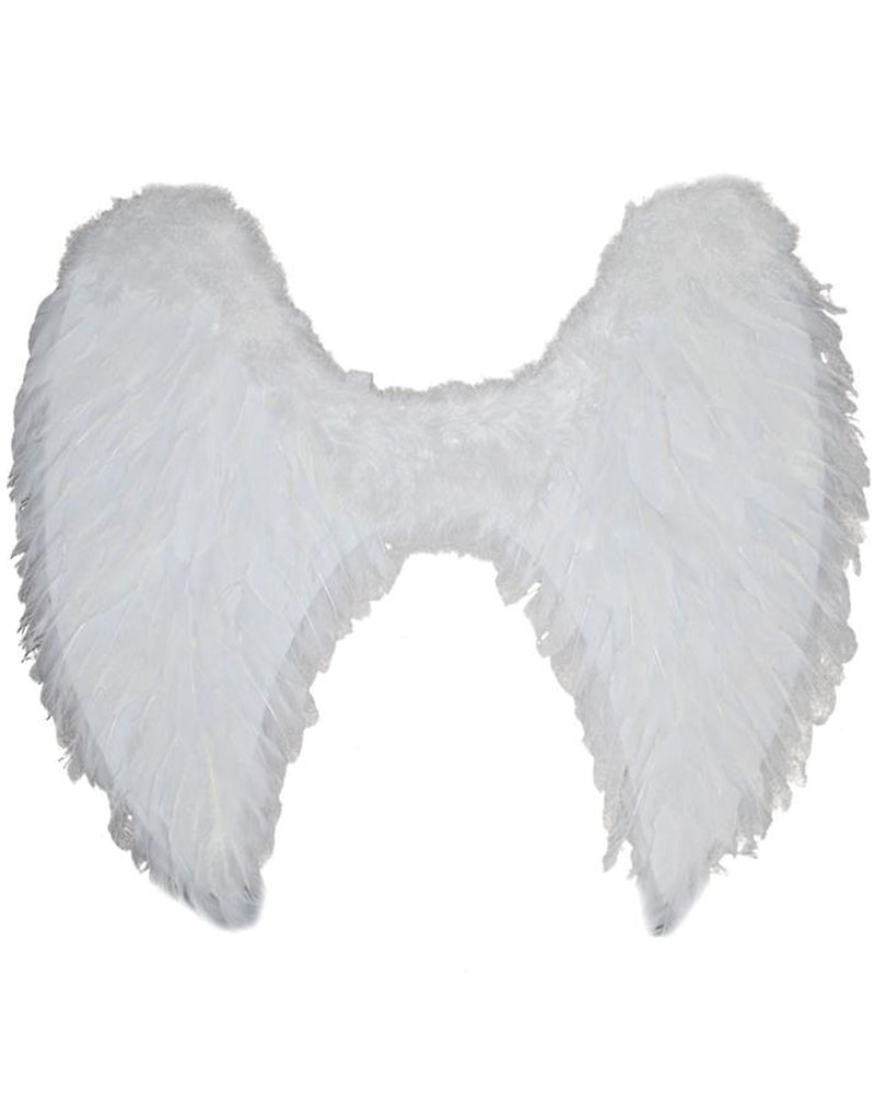 Engelsflügel 65 x 65 cm | Federn Weiß