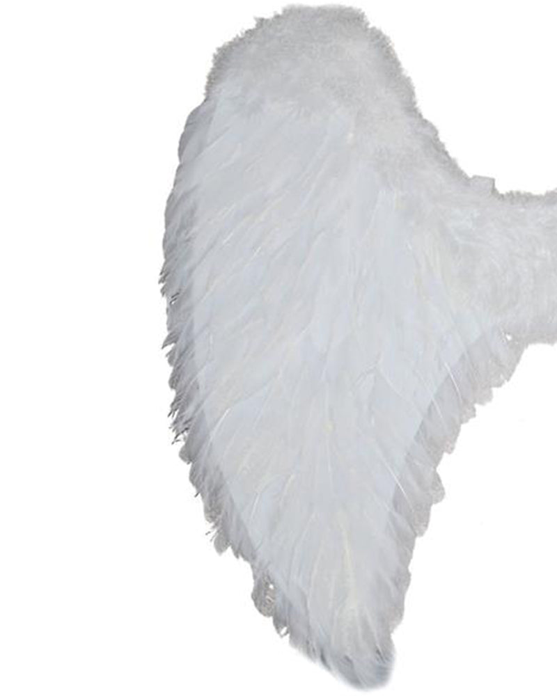 Engelsflügel 65 x 65 cm | Federn Weiß