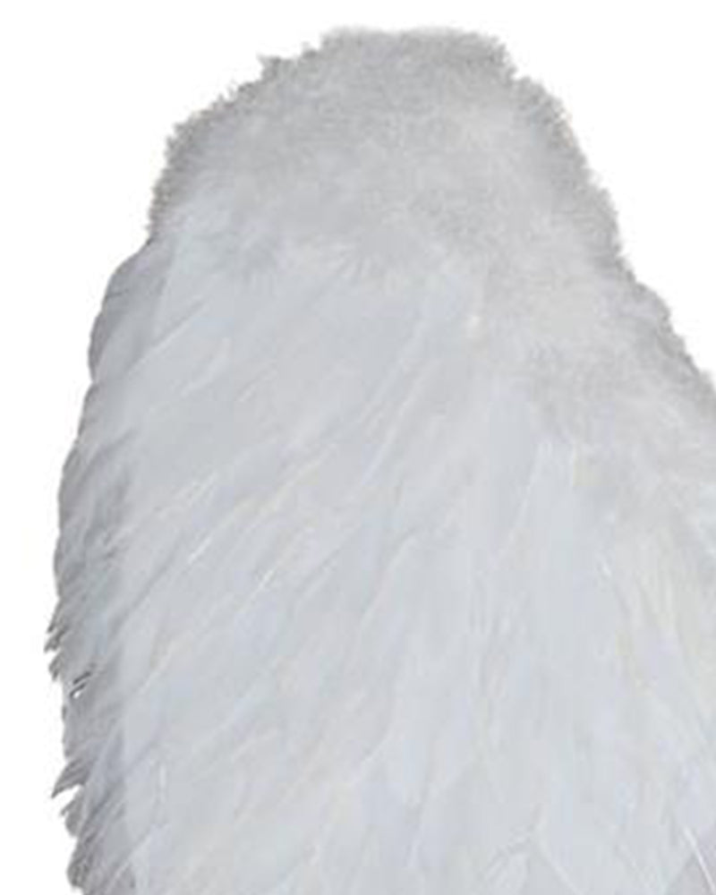 Engelsflügel 65 x 65 cm | Federn Weiß