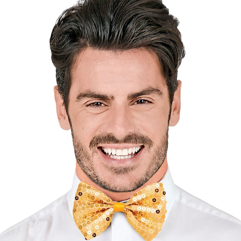 Fliege Pailetten | Gold