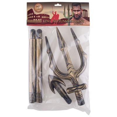 Dreizack zum Wassermann Kostüm 95 cm | Zubehör Neptun Meerjungfrau