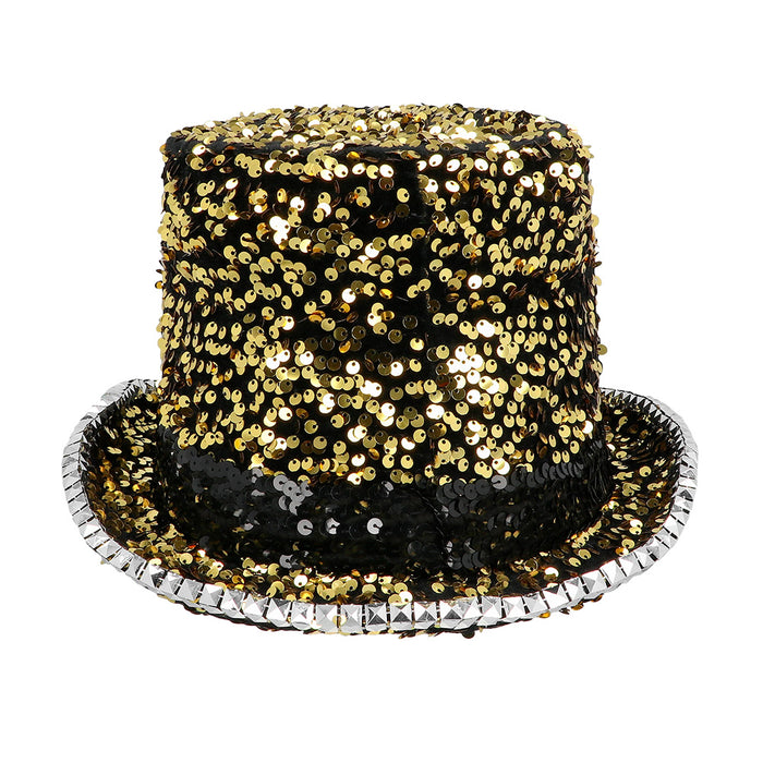 Pailletten Zylinder "Desert" | Hut Gold