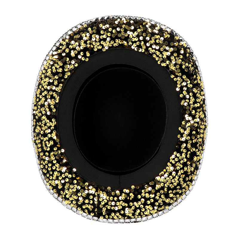 Pailletten Zylinder "Desert" | Hut Gold