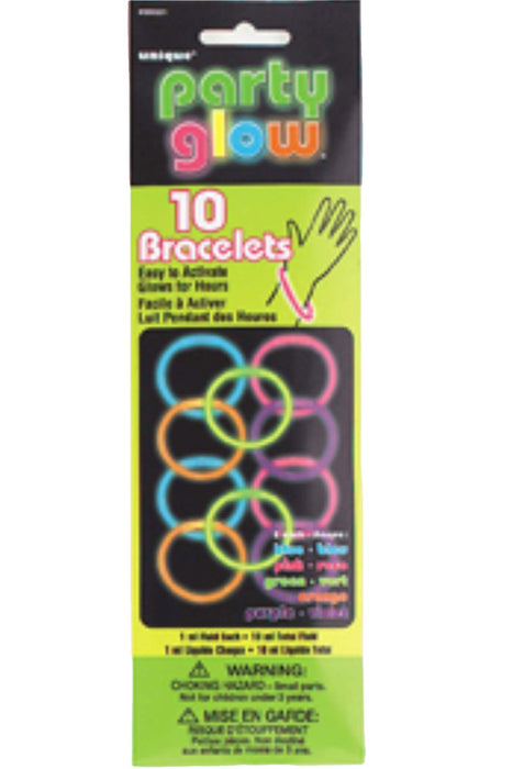 Knicklicht Leucht Armband | 10St. Bunt