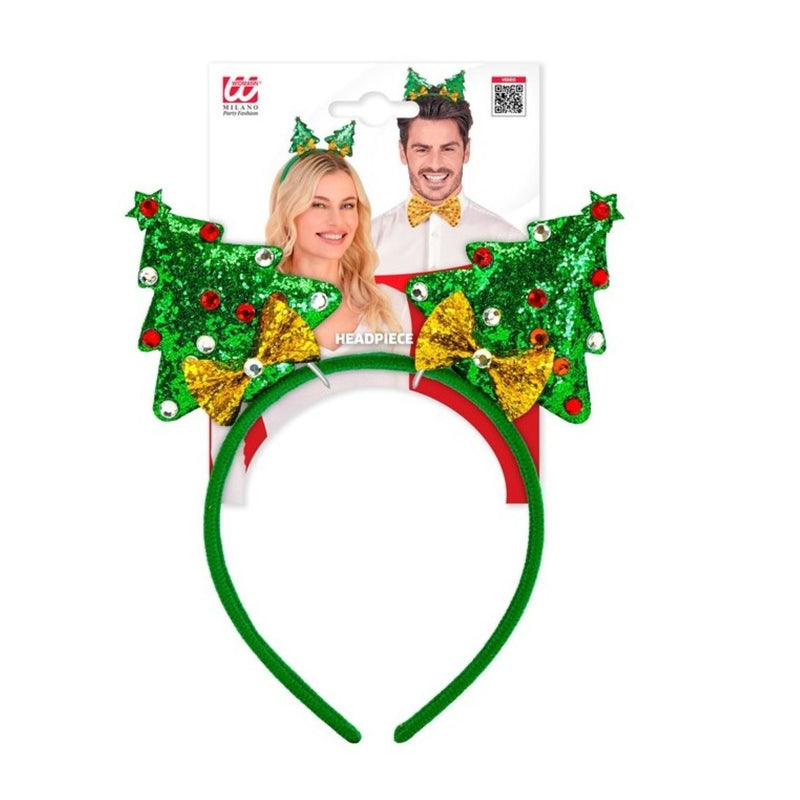 Haarreif "Weihnachtsbaum" | Grün