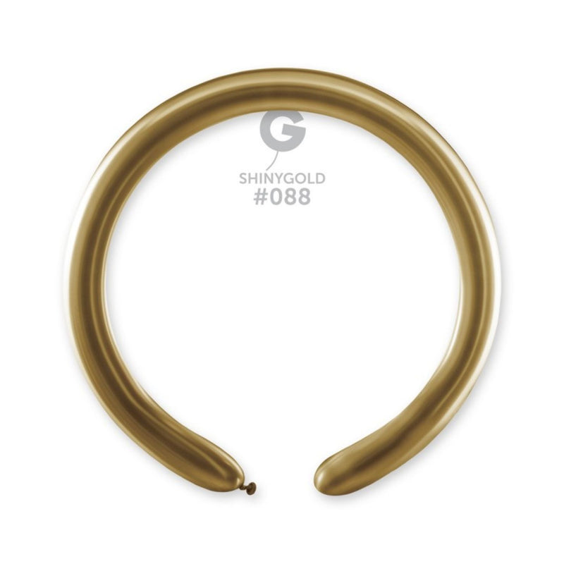 Modelling Ballons 5 cm Shiny Gold #088 | 50 Stück