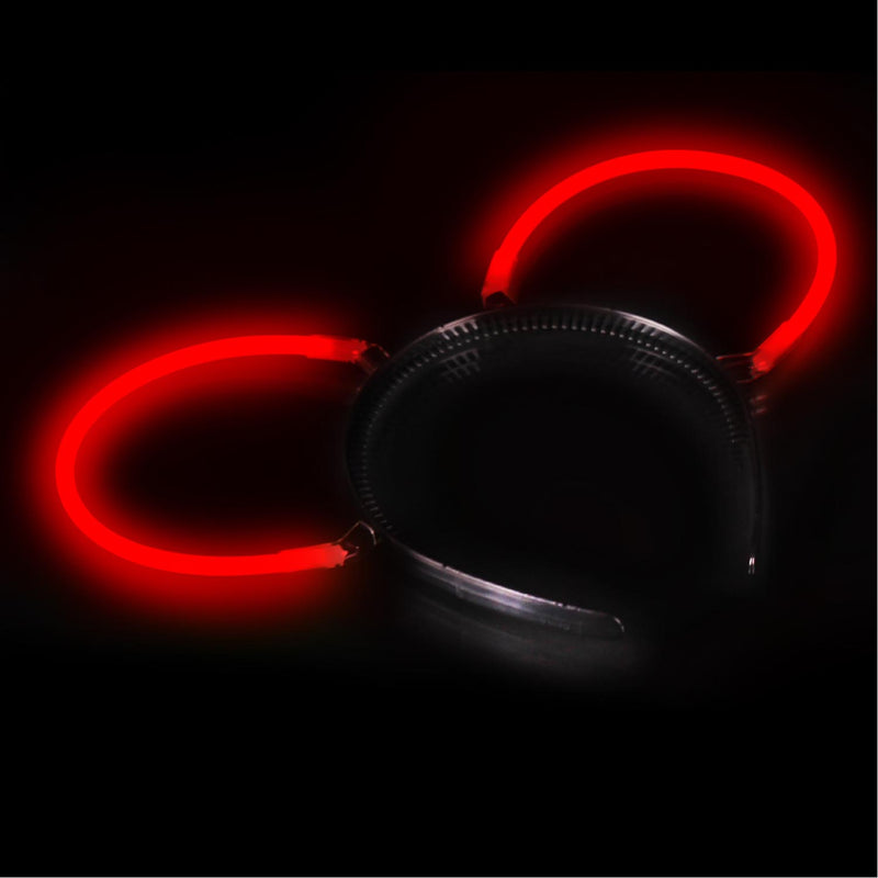 Knicklicht Haarreif | 1 Stück Rot