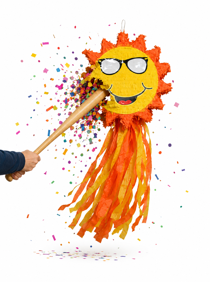 Pinata "Lachende Sonne" | 50x50x8cm