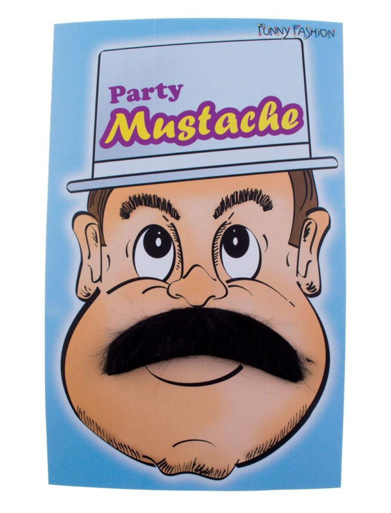 Schnurrbart "Pablo" zum Mexiko Kostüm | Schwarz