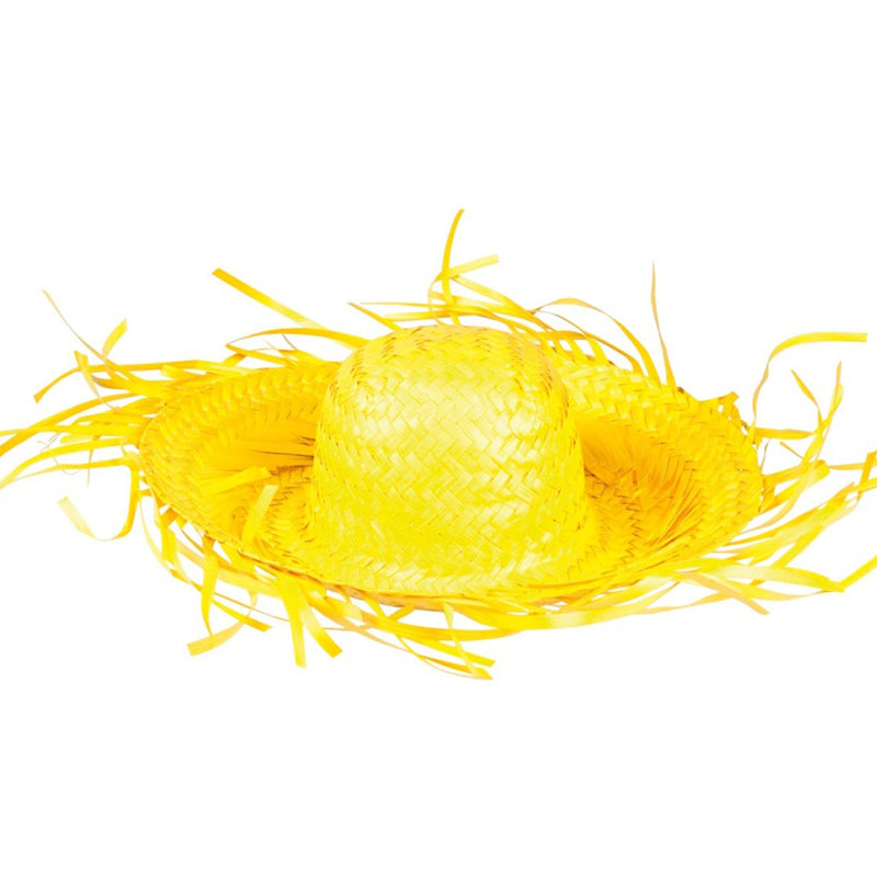 Hawaii Südsee Strohhut "Paradise" | Zubehör Party Kostüm Farbwahl