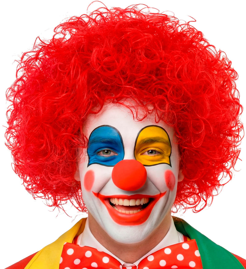 Perücke Clown für Erwachsene  | Rot