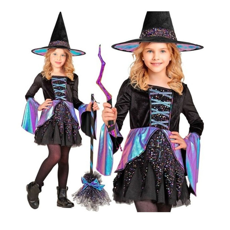 Kostüm Hexe für Mädchen | Kleid und Hut