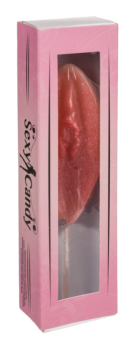 Süßwarenlolli Vagina mit Erdbeergeschmack 45g