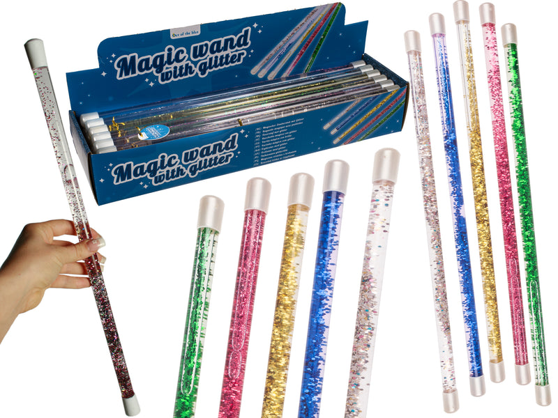 Zauberstab Glitter farbig sortiert