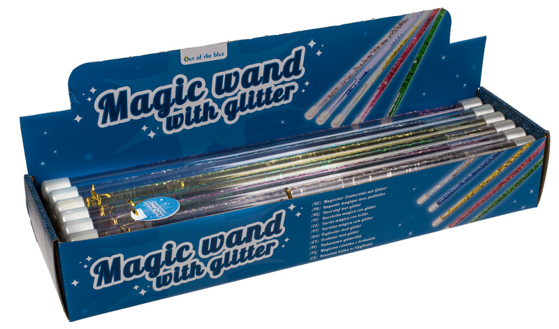Zauberstab Glitter farbig sortiert