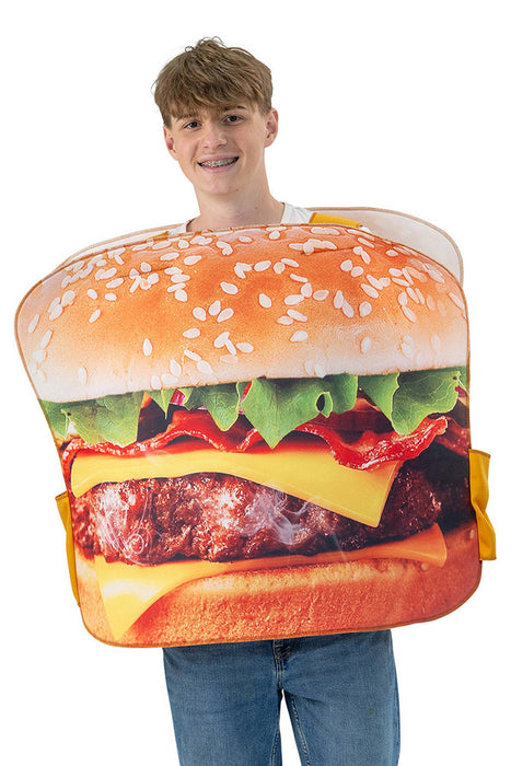 "Burger" Kostüm für Erwachsene 614031 | Mehrfarbig - Einheitsgröße