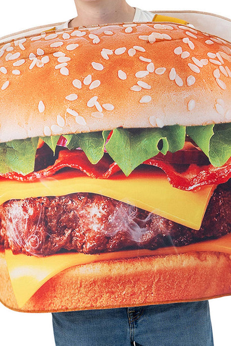 "Burger" Kostüm für Erwachsene 614031 | Mehrfarbig - Einheitsgröße