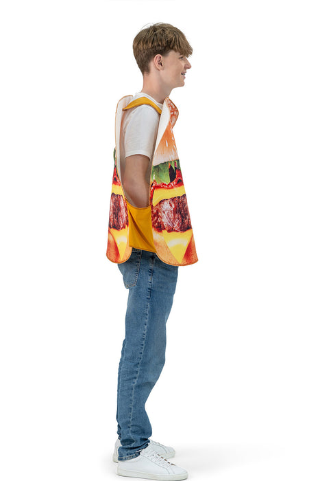 "Burger" Kostüm für Erwachsene 614031 | Mehrfarbig - Einheitsgröße