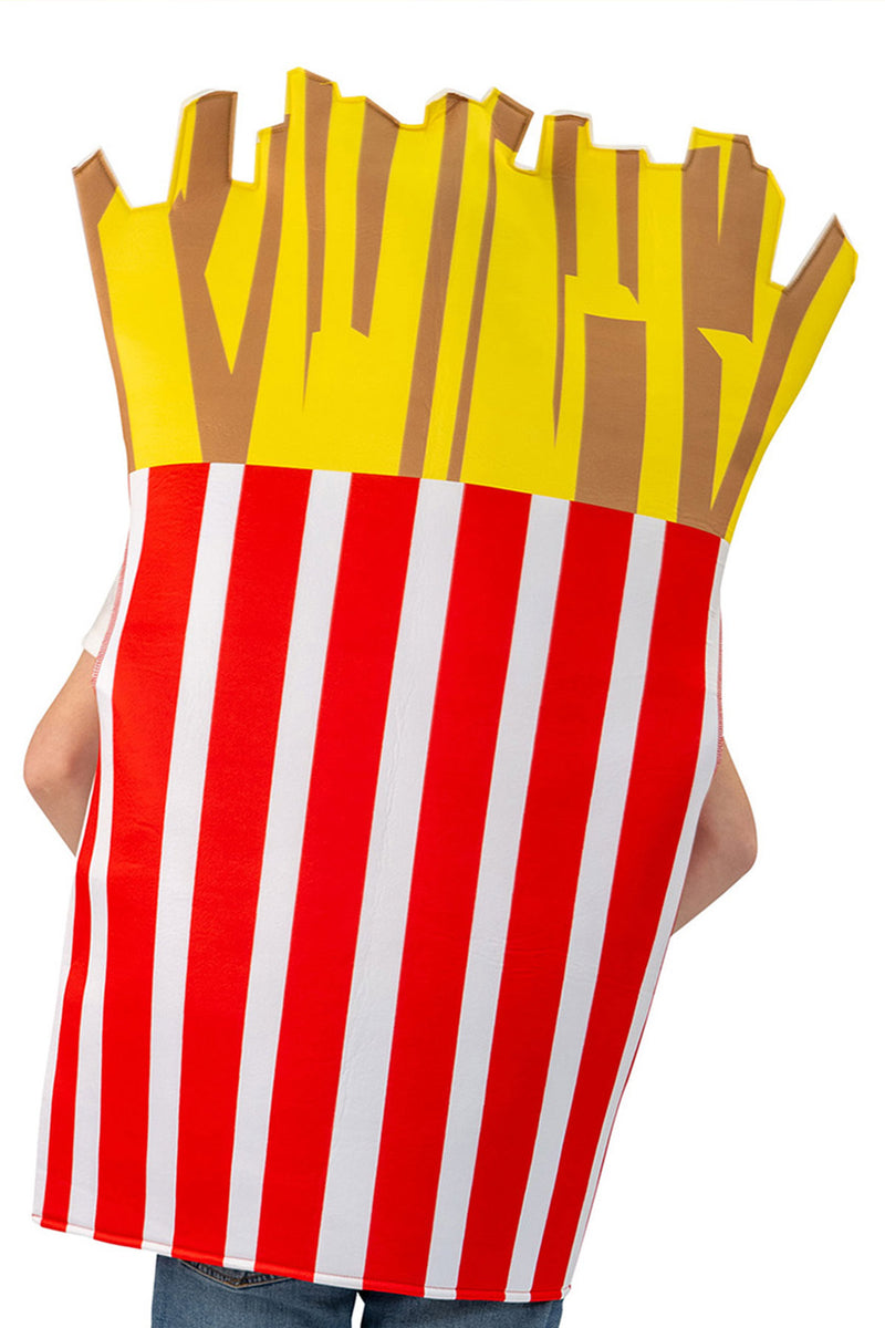 Spaßkostüm "Pommes" für Erwachsene | Einheitsgröße