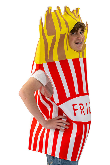 "Pommes" Kostüm für Erwachsene 614032 | Mehrfarbig - Einheitsgröße