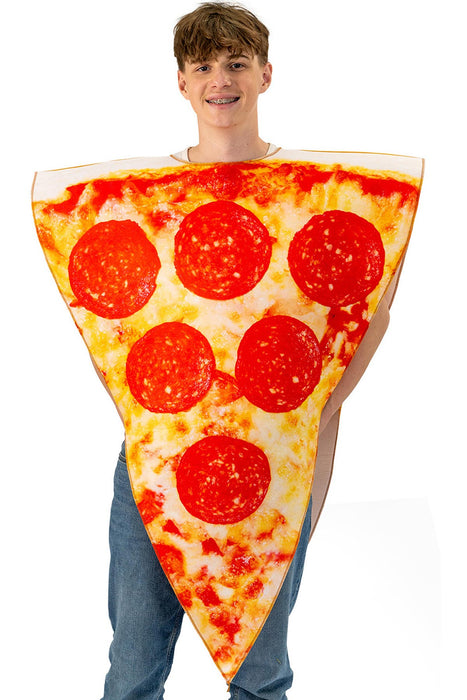 "Pizza" Kostüm für Erwachsene 614033 | Mehrfarbig - Einheitsgröße