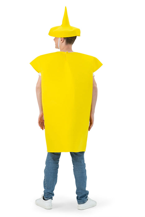 "Senfflasche" Kostüm für Erwachsene 614039 | Gelb - Einheitsgröße
