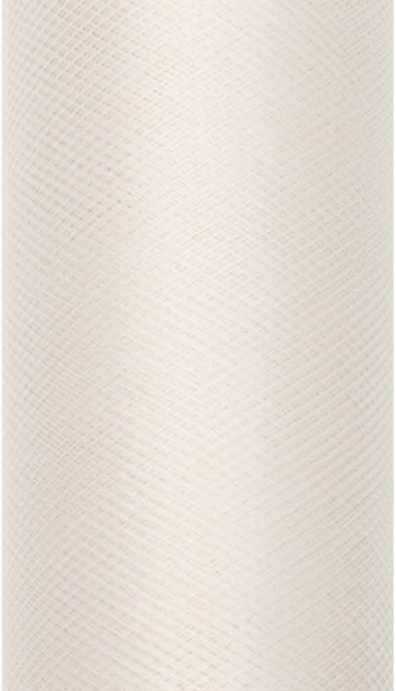Dekostoff Tüll 0,15m x 9m Creme