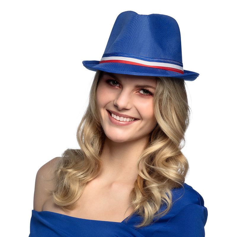 Hut Trilby "Frankreich" | Blau