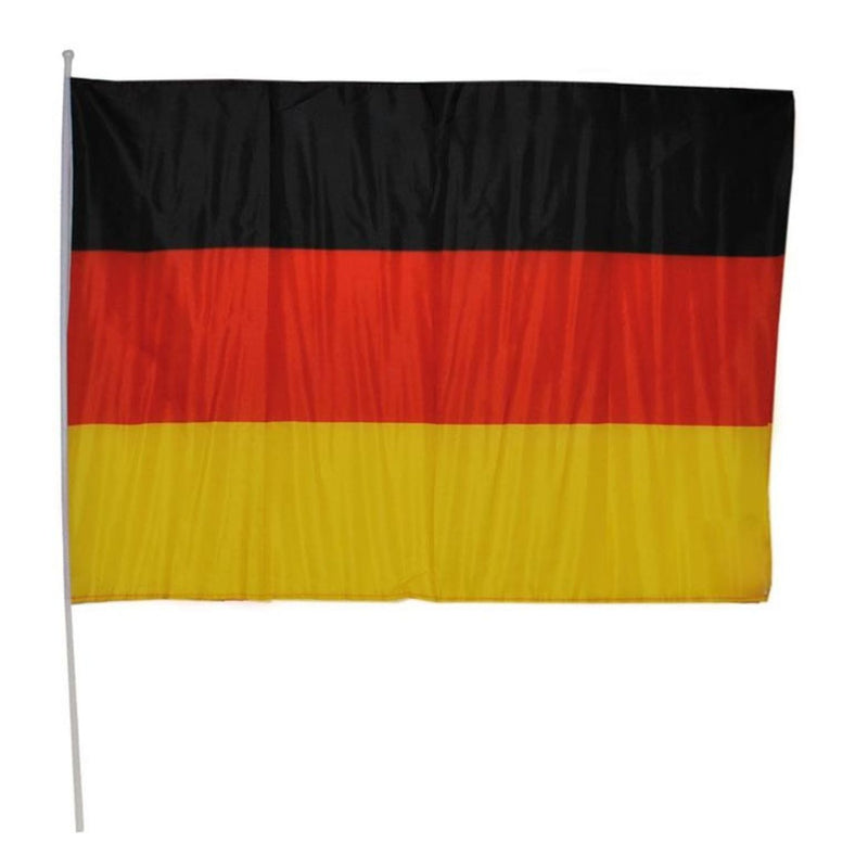 Flagge mit Stab Deutschland | 60x90 cm