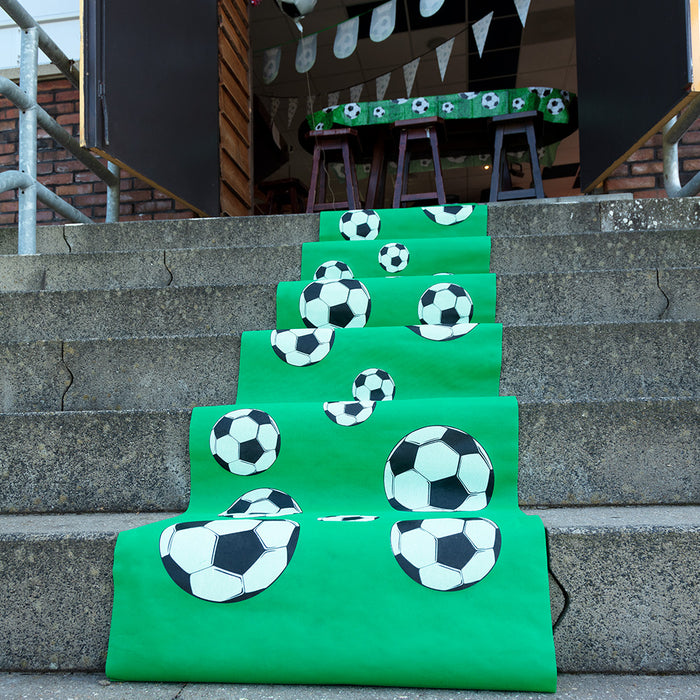 Teppich Fußball 450 x 60cm Grün