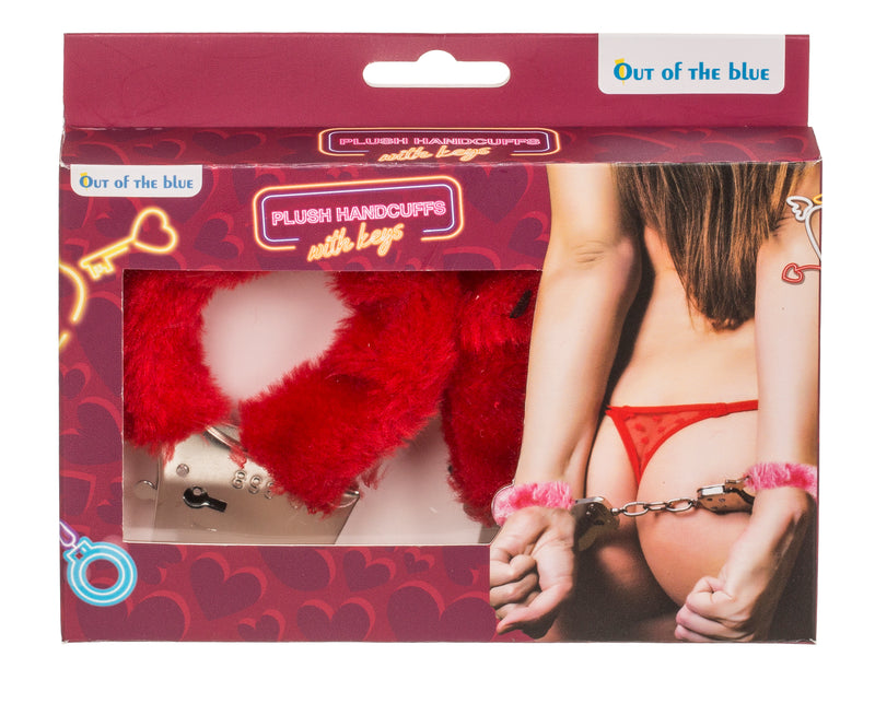 Plüsch Handschellen | 3-farbig sortiert