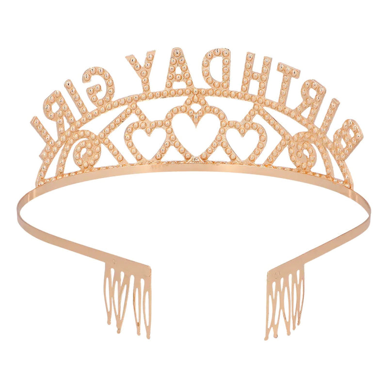 Krone "Birthday Girl" | Tiara Roségold