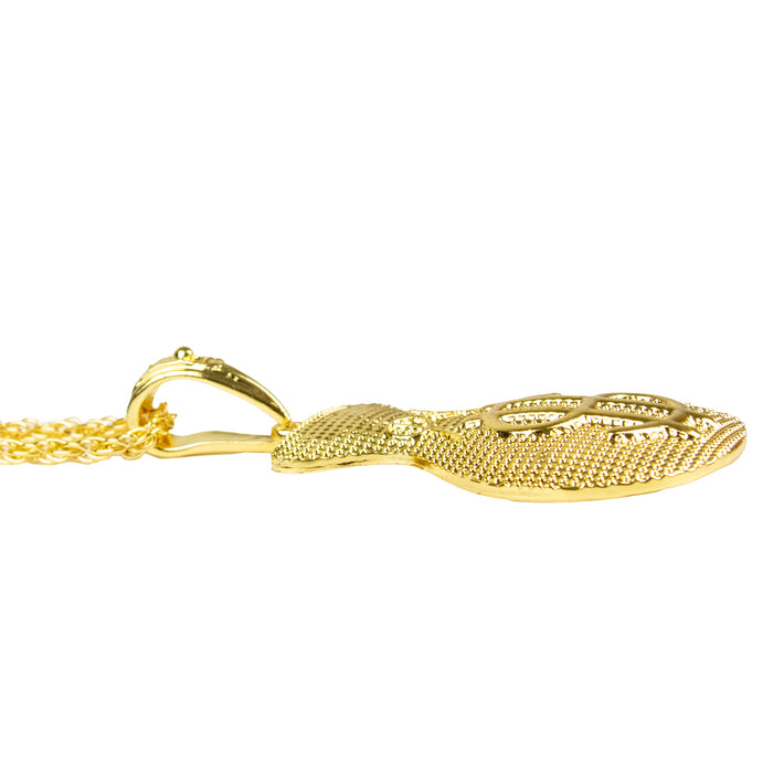 Geldsack mit Dollar Zeichen Halskette | Gold