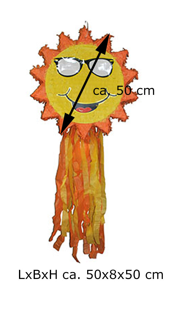 Pinata "Lachende Sonne" | 50x50x8cm