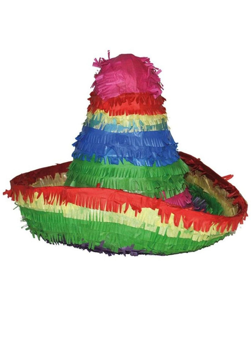 Pinata "Mexiko Sombrero" Bunt | 40x40x30cm