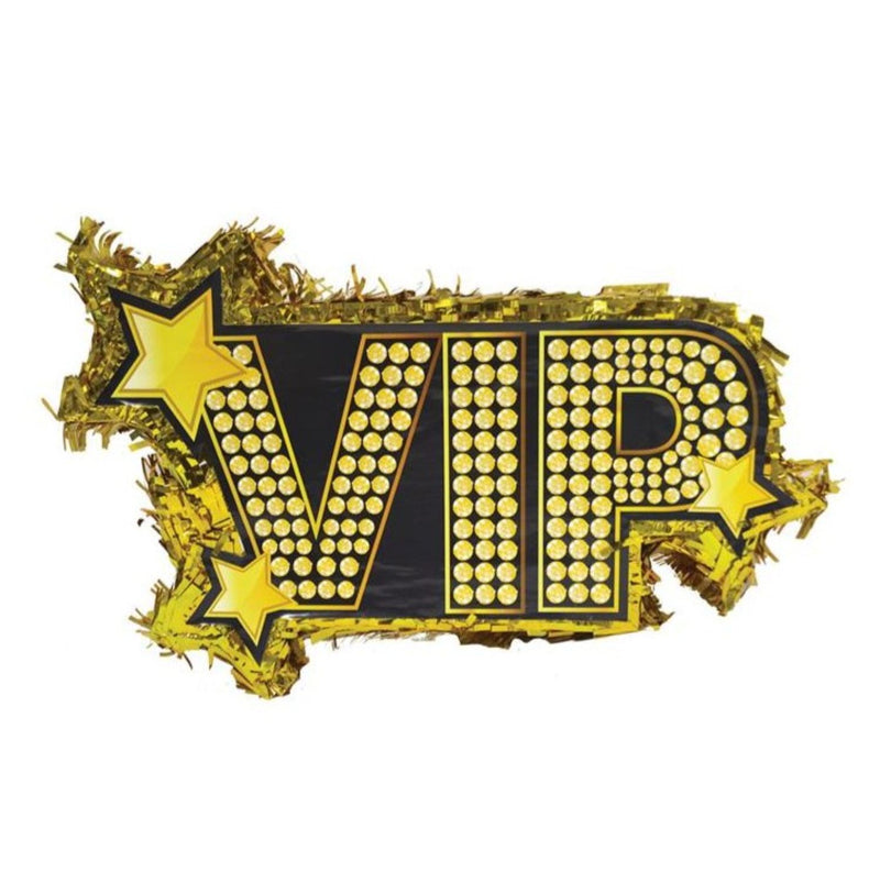 Pinata "VIP" Schwarz/Gold | 55x10x34cm