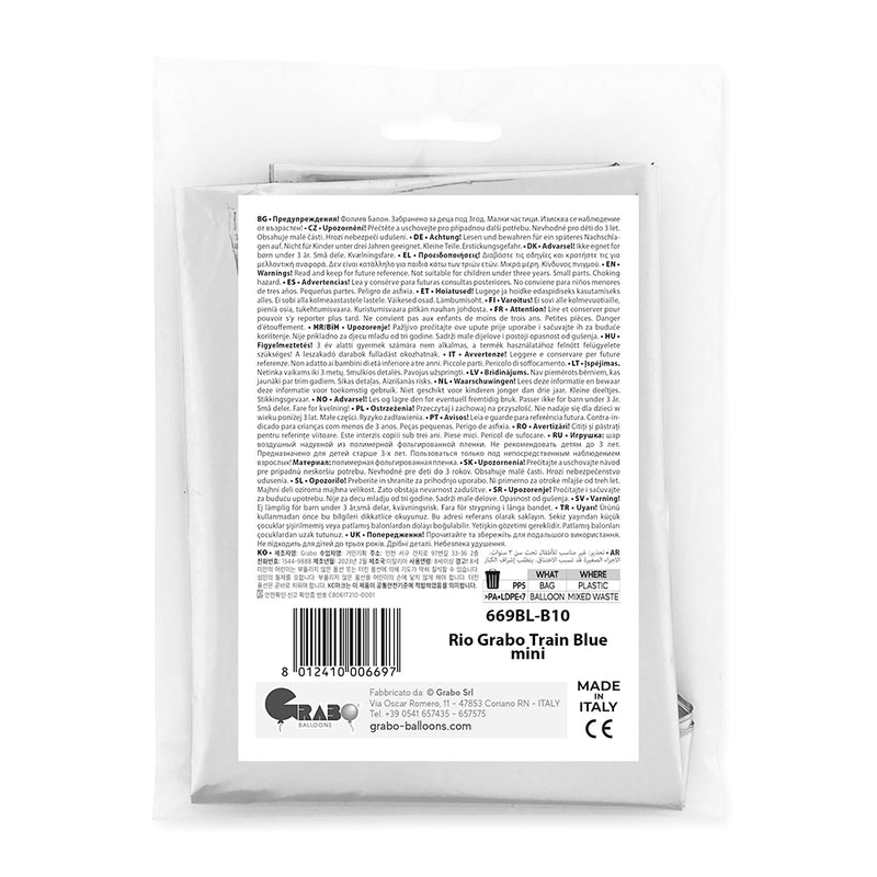 14" Miniloon "Lokomotive Blau" (unverpackt)