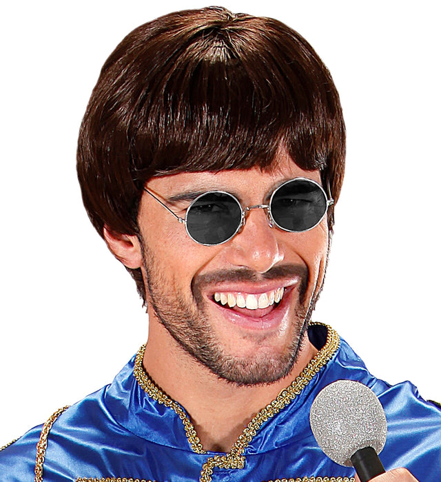 Lennon Brille mit Rauchgläsern | Silber Grau