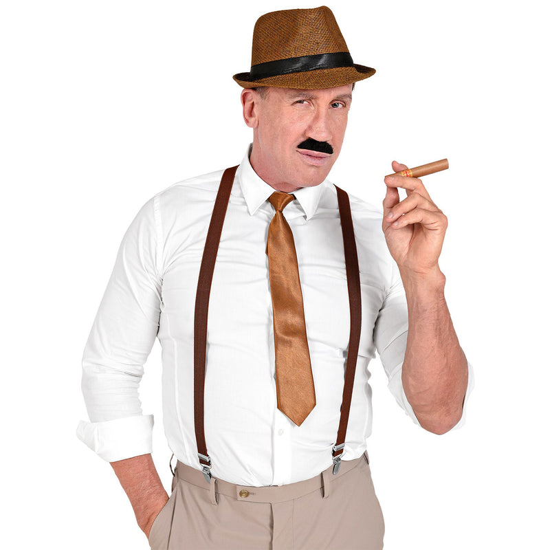 20er Jahre Gangster Set 5-tlg. | Braun