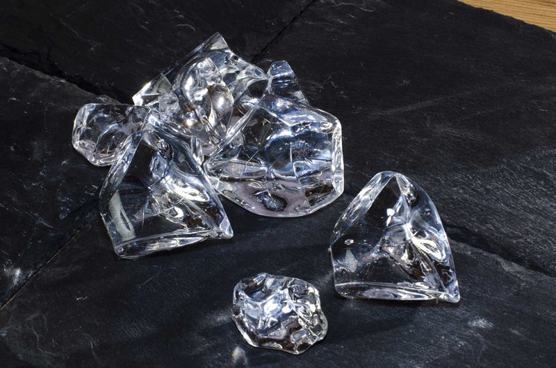 Eiswürfel 5er Set | Ice Rocks Acryl klar | 30-60 mm | 68801